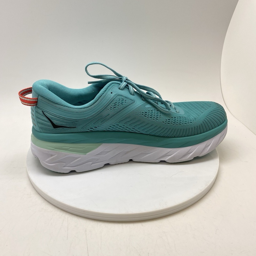 Hoka One One Sneakers Womens 10.5 Bondi 7 1110519 AEBL Blue Running Gym Shoes - Picture 6 of 10